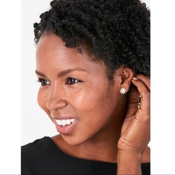 Stella & Dot Campbell Chandelier and Stud 2 in 1 Earrings - Picture 3 of 6